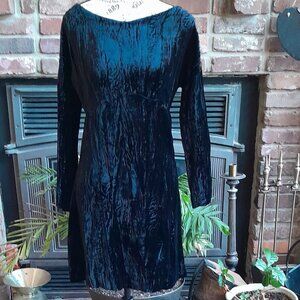 Vintage Bluemarine Crushed Velvet Dress